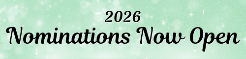 A box with text "2026 Nominations Now Open"