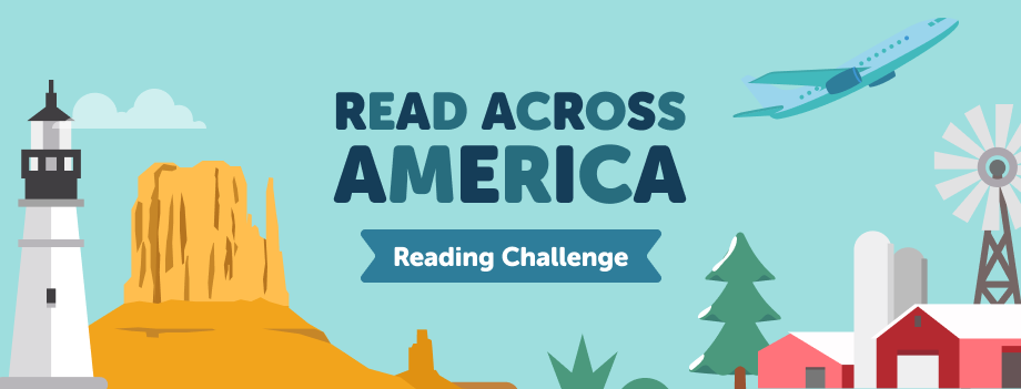 Banner with text: Read Across America Reading Challenge